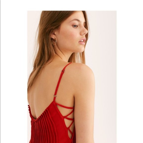 Free People Victorian Sundress Lace flowy dress - Picture 3 of 8